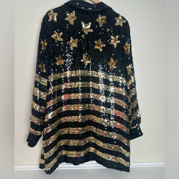 Vintage sequin beaded jacket - Picture 8 of 9